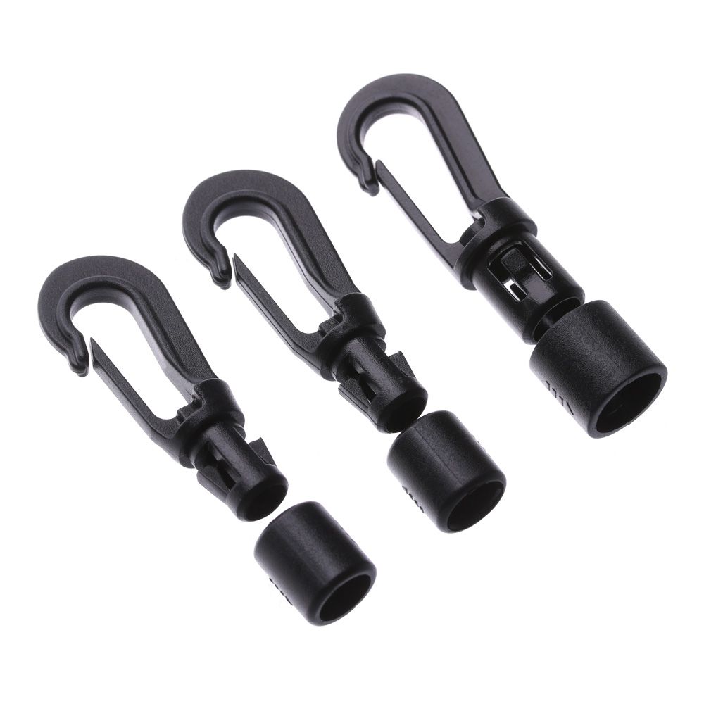 5/10pcs Plastic Snap Hook Clip - Fishing Boat Oar ulasan dan harga